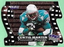 1997 Pro Line III DC Football Curtis Martin #86 Patriots Die Cut DC Rewind👍
