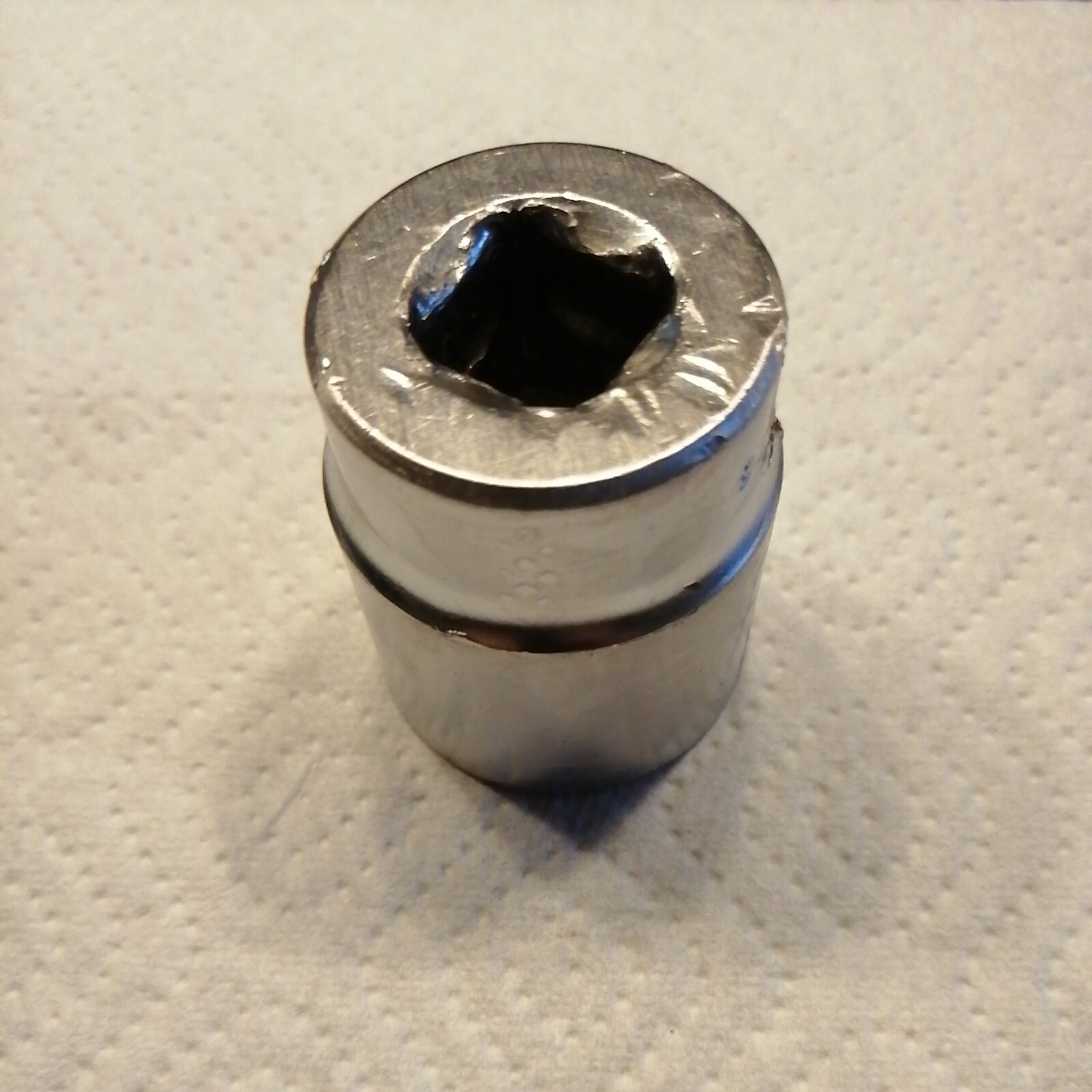TONE Schlag-Stecknuss 27 Mm – 1/2 Zoll Antrieb, Rostfrei, Mit O-Ring