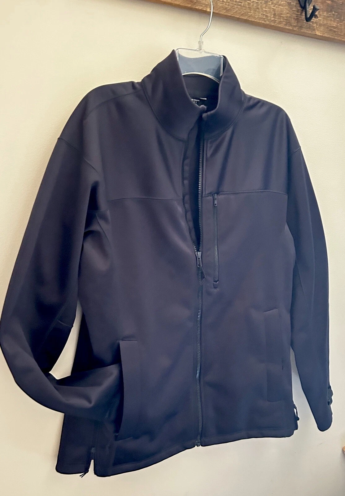 Mens Under Armour Storm 2 Jacket Black Mens Sz. Med Side Zip Rain