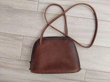 Sts Ranchwear "baroness" Brown Leather Crossbody Handbag.   Size  8x10x3