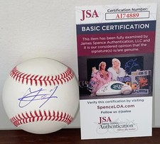 Yainer Diaz Signed Autographed 2022 Futures Game Baseball Houston Astros JSA