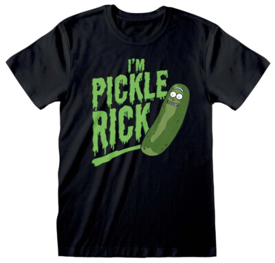 Rick And Morty Im Pickle Rick schwarzes T-Shirt OFFICIAL