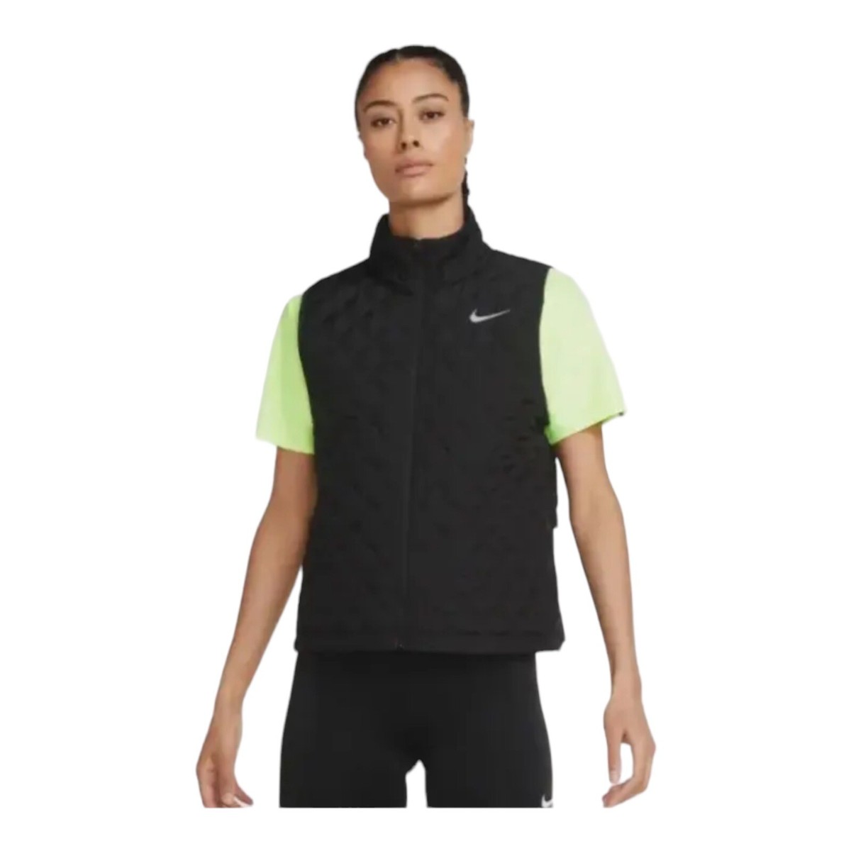nike black gilet womens