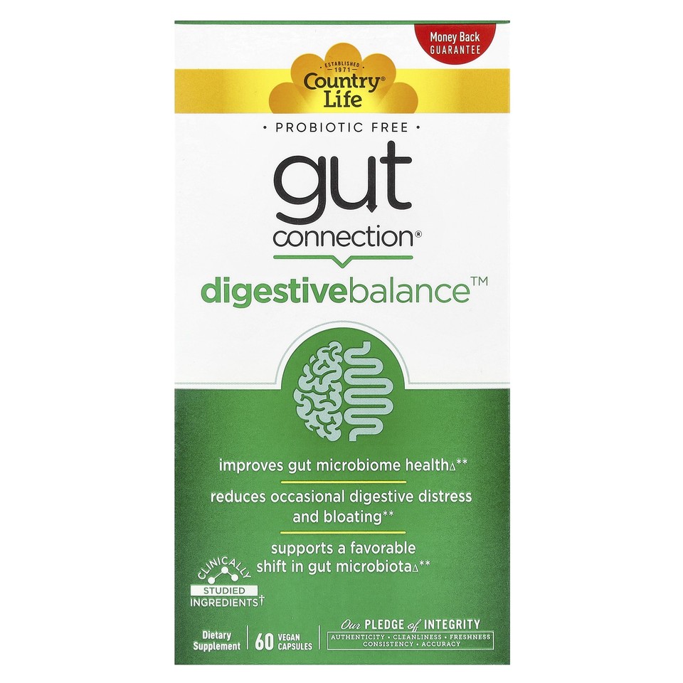 Gut Connection® Digestive Balance™, 60 Vegan Capsules