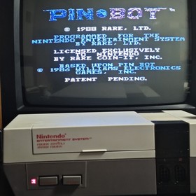 PIN BOT NINTENDO ENTERTAINMENT SYSTEM NES PAL A ITALIANO MATTEL