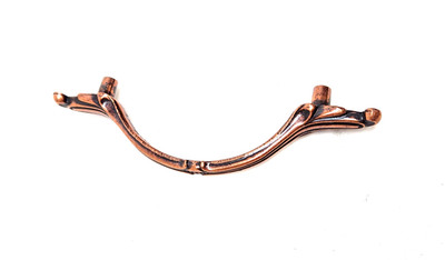 7 pcs - Vintage Ajax #989 Provincial Cabinet Arch Pull 3'' Ctr Antique Copper
