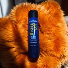Image of Matrix Brass Off Nourishing Blue Shampoo for Brunettes 10.1 oz