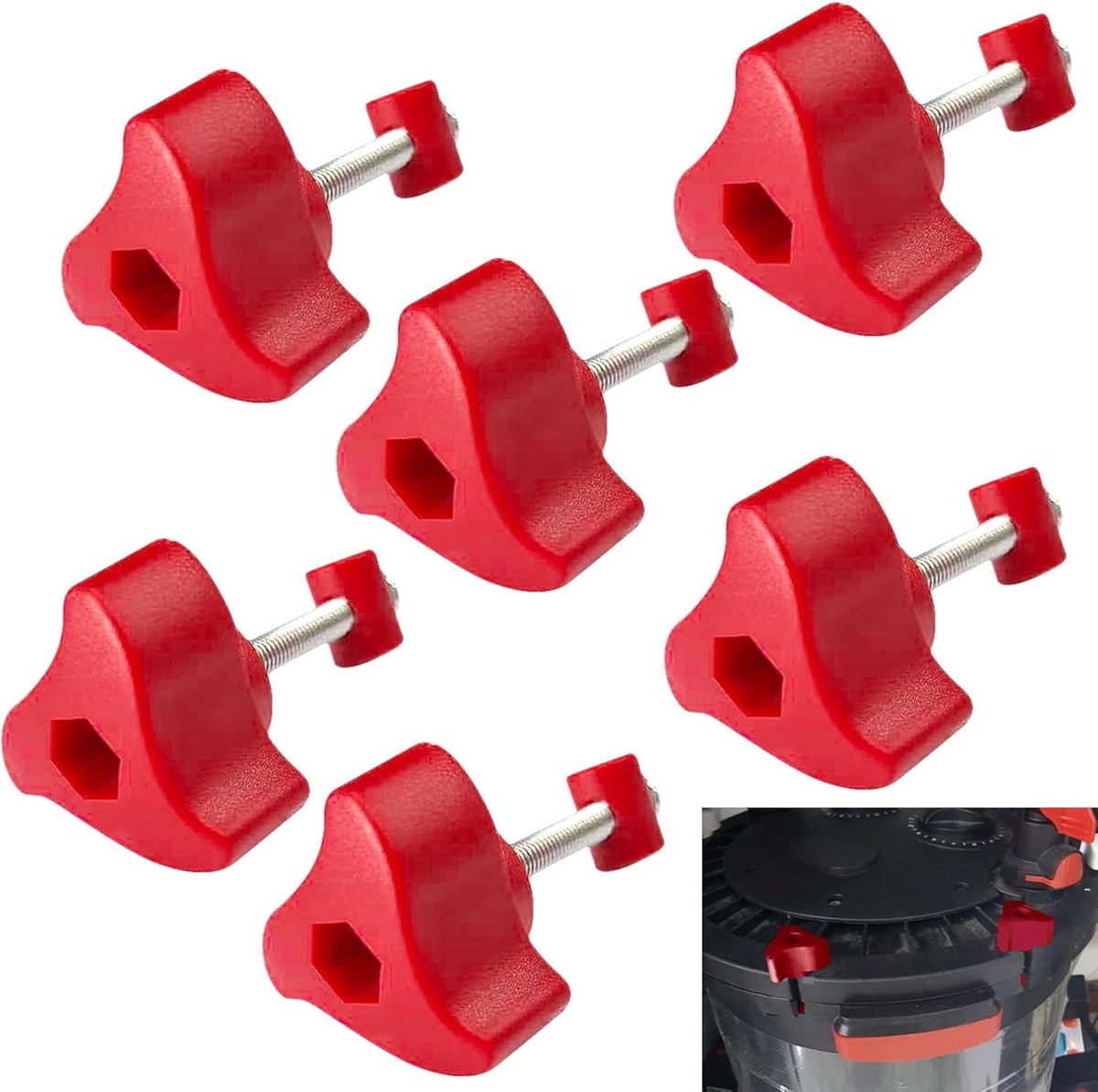 6PK FOR FLUVAL FX6 LID FASTENER A20215 FOR FX5 AND FX6 CANISTER