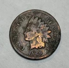 1869 Indian Head Penny Cent