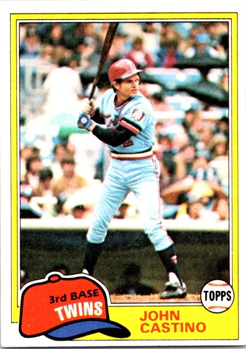1981 Topps - John Castino #304 - Near Mint or Better
