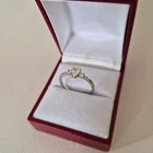 Swiss Star Zirconia Ring in Sterling Silver