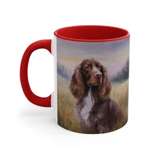 Field Spaniel 11oz Ceramic Accent Mug