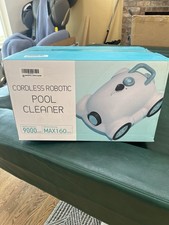 Cordless Robotic Pool Cleaner Automatic Pool 150 Min Runtime IPX8 Waterproof New