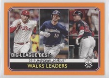 2020 Topps Big League Leaders Orange Juan Soto Yasmani Grandal Rhys Hoskins 9o3