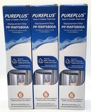 PurePlus Replacement Water Filters PP-RWF5800A. 3 Pack Of Brand New Filters. 