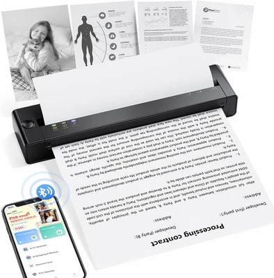 Phomemo A4 Portable Thermal Printer Wireless Bluetooth iOS Android PC desktop - Image 1 of 4