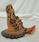 RARE STORYTELLER WITH 3 BABIES & SHAW by CAROL LUCERO GACHUPIN- LARGE w/COA — photo 5