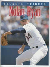 1993 Beckett Tribute Magazine NOLAN RYAN Tribute Issue No. 1