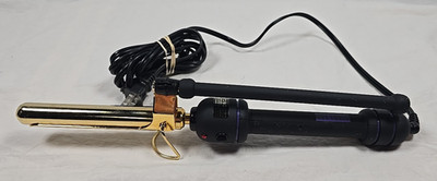 Hot Tools 1105 Curling Iron Gold Barrel Tested Works