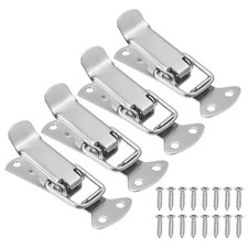 4Pcs 2.3" Stainless Steel Spring Loaded Toggle Latch with Mounting Screws