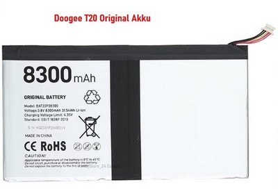 Doogee T20 Akku  -  8300mAh - DHL Versand