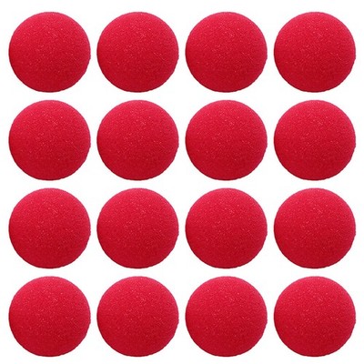 2 Pack The Clown Nose Props Cosplay Accessories Red Sponge Carnival