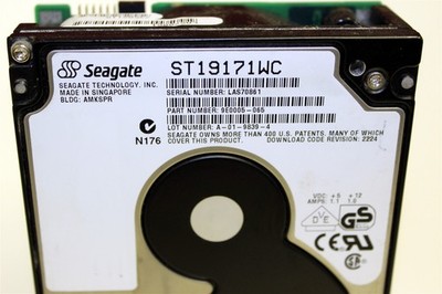 Seagate Barracuda HDD ST19171WC 9E0005-001 9.1GB SCSI 80-Pin 3.5