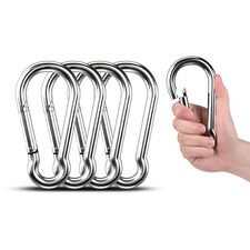 Large Carabiner Clip Hooks, 4Pcs 7 Inch Carabiners Heavy Duty, 304 Stainless Ste