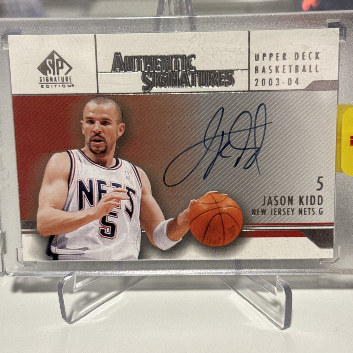 2003-04 Upper Deck SP Authentic Signatures #AS-JK Jason Kidd | eBay