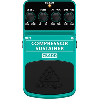 Behringer CS400 Compressor/Sustainer Guitar Effects Pedal