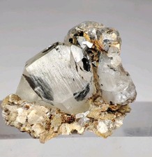Black Rutile Included Quartz Crystal Having Good Luster  Nice Termination.