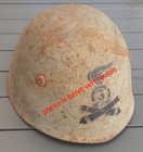 WW2 Relique Terrain bon Casque Italien 3° Régiment de DCA Hyères 1942-43 Sudwall