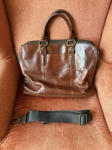 Fossil Dillon Leather Pilot Bag