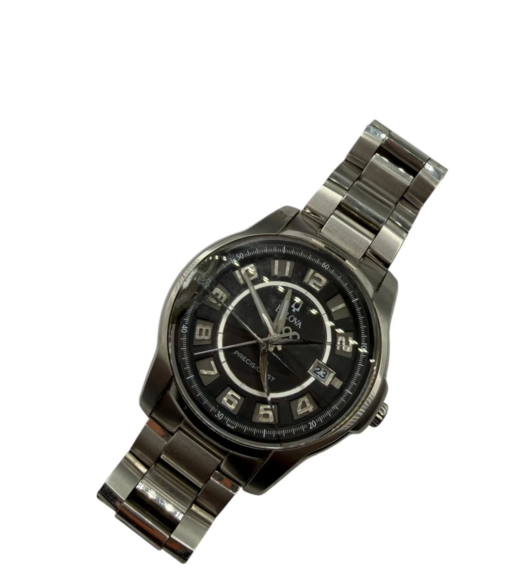 Preços baixos em Caixa de aço inoxidável masculino Bulova