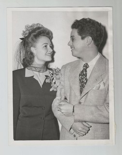 Donna Reed 1943 Marriage CANDID Original 6x8 WEDDING Portrait WILLIAM TUTTLE