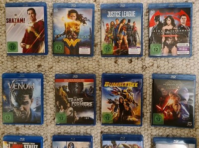 Blue Ray Sammlung, diverse Titel, Transformers, DC, Marvel, Star Wars, Disney
