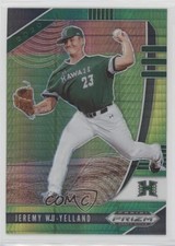 2020 Panini Prizm Draft Picks Green & Yellow Hyper Jeremy Wu-Yelland #PDP118 1s8