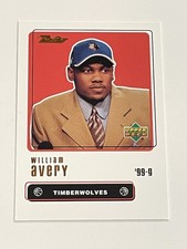 1999-00 Upper Deck Retro Basketball - William Avery RC - Timberwolves