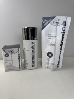 Dermalogica Daily Microfoliant Refillable Bundle New In Box w/ Travel Size