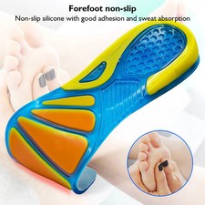 Silicone Non-Slip Gel Soft Sport Shoe Insole Massaging Orthopedic Insoles Foot C