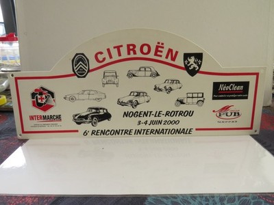 PLAQUE ÉMAILLÉE CITROEN icccr 1995 congrégation EUR 465,00 - FR