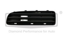 DPA Lüftungsgitter Grill Stoßfänger für SKODA Octavia II Combi (1Z5) Schwarz