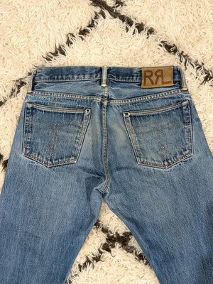 Double RL Slim Boot Cut Mens Jeans 31x32 Made In USA Japanese
