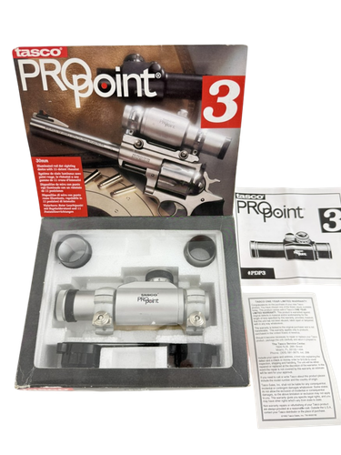 Tasco ProPoint 3 Illuminated 1x30mm RED DOT Sight Scope & Filter Set ...