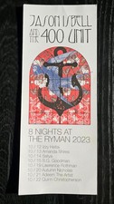 Jason Isbell & the 400 Unit Ryman Residency Concert Pew Card - 2023 Nashville