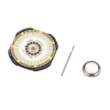 11½ ‴ Quartz Watch Replacement Movement Date Wide Day Watches For VX44E 11½ ‴