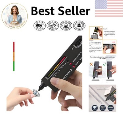 Compact Diamond Tester Pen with Stylus - High Accuracy for Gemstone Verification