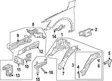 Genuine Honda Battery Tray 60630-30B-A00ZZ