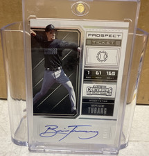 Panini 2018 Contenders Draft Picks Brice Turang Prospect Ticket Auto #16/99 MLB
