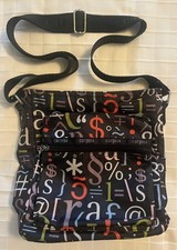 Borsa Carpisa e borsa a tracolla modello multicolore di simboli tipografici